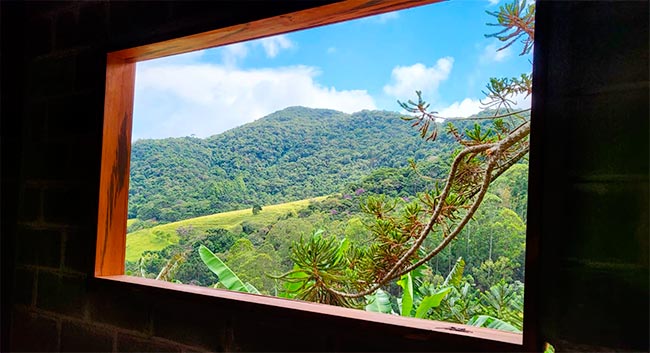 Natureza pela janela - Maktub Mantiqueira